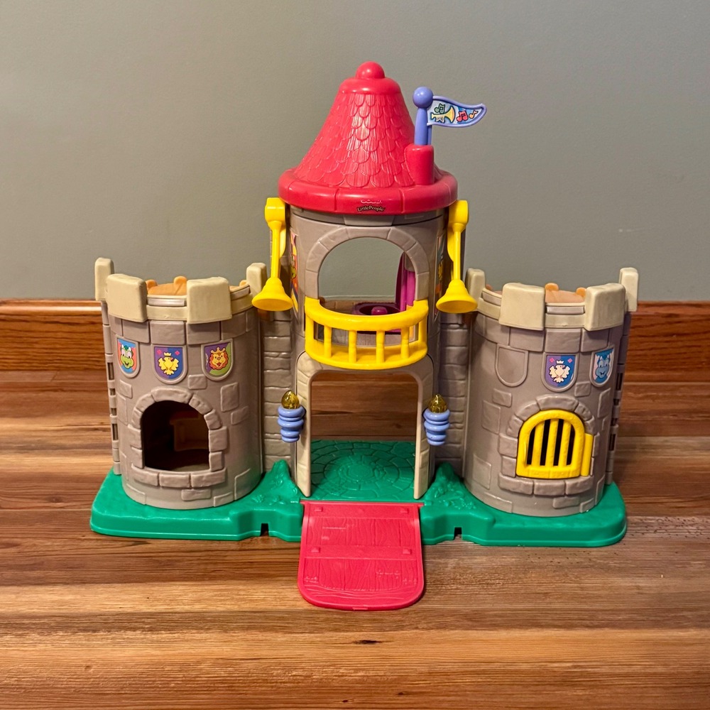 Fisher-Price Little People Lil' Kingdom Castle Playset Vintage Y2K 2003 Medieval